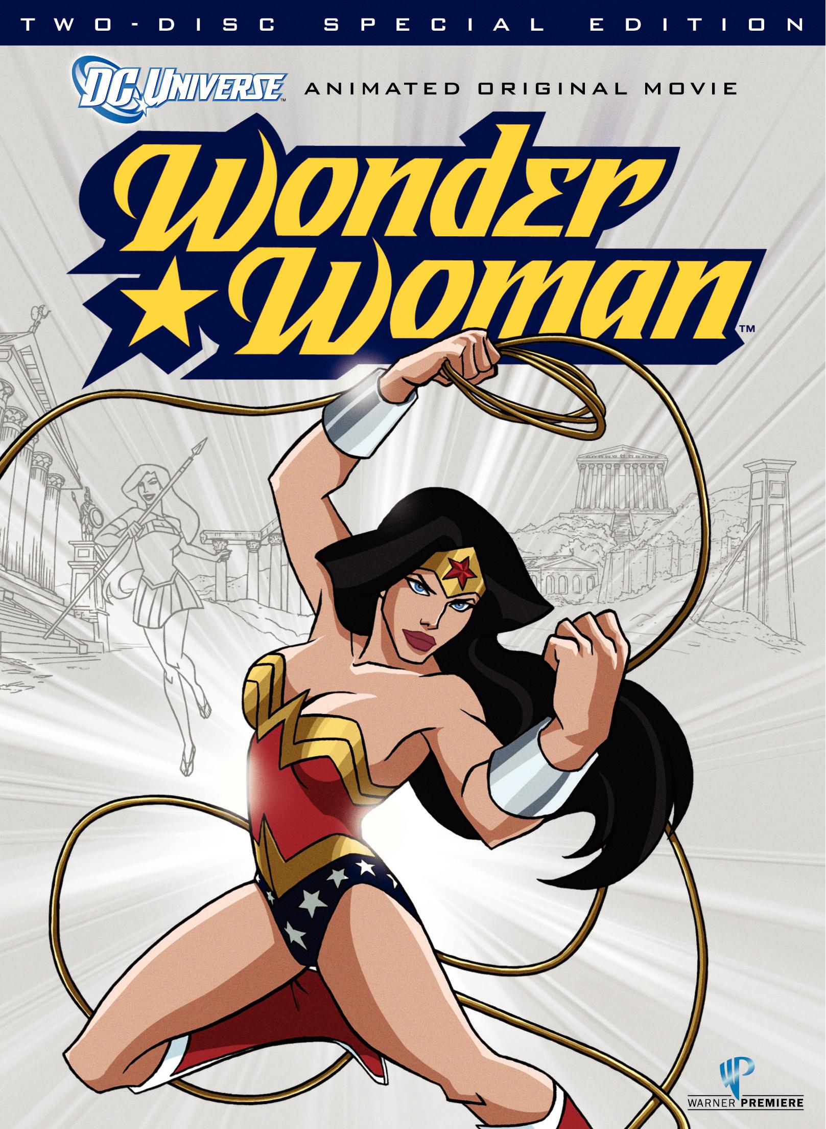 Image result for wonder woman 2009 dvd cover