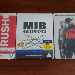 RUSH UK, MIB Trilogy UK, Django US
