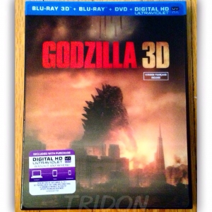 Godzilla (2014) 3D Blu-ray w/ lenticular slipcover [CAN]