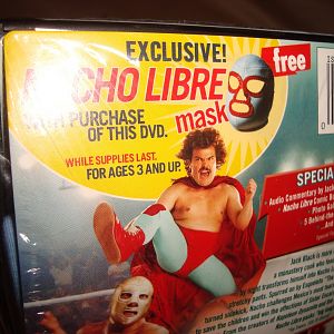 SEALED Nacho Libre DVD with Mask_3