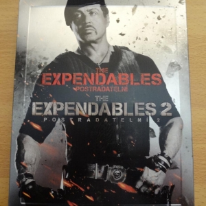 Expendables 1 & 2 Embossed  Czech Steelbook Front