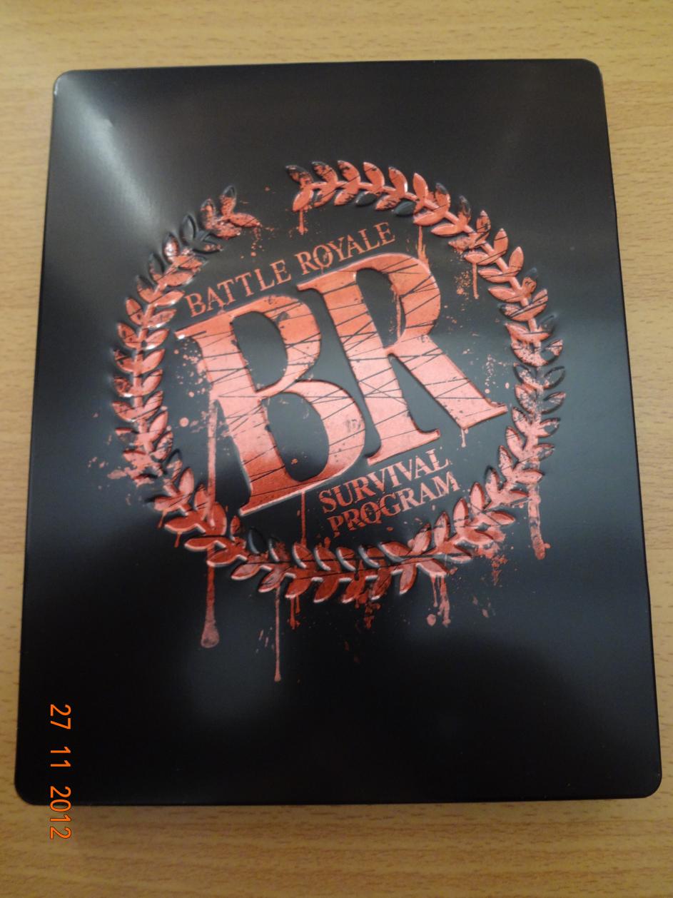 Battle Royale Play.com Exclusive Embossed Steelbook Front