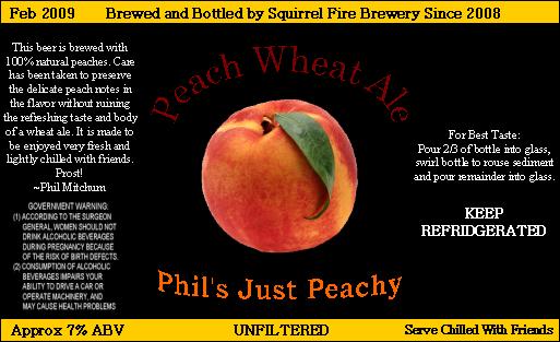 My Peach Wheat Label