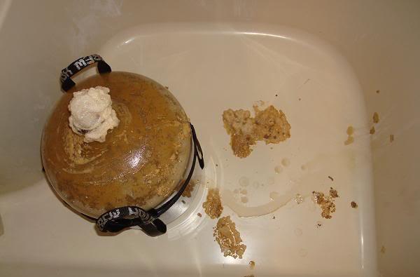 When yeast is happy and the fermentation takes off, it poops in vigorous fashion!