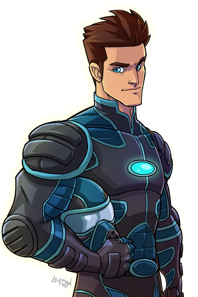 ARENA MODE follows the story of Matthew Moxon (art by Derek Laufman)