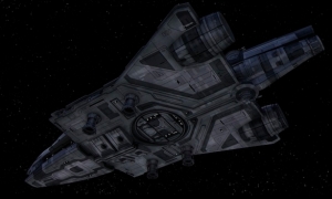 Bottom view of the Imperial Frieghter
