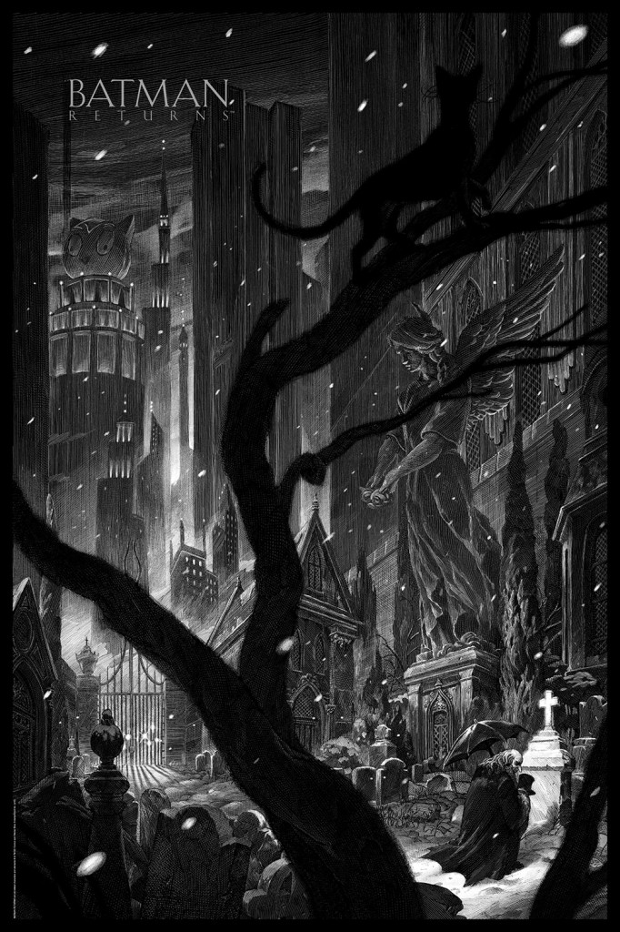 mondo sdcc Batman returns poster