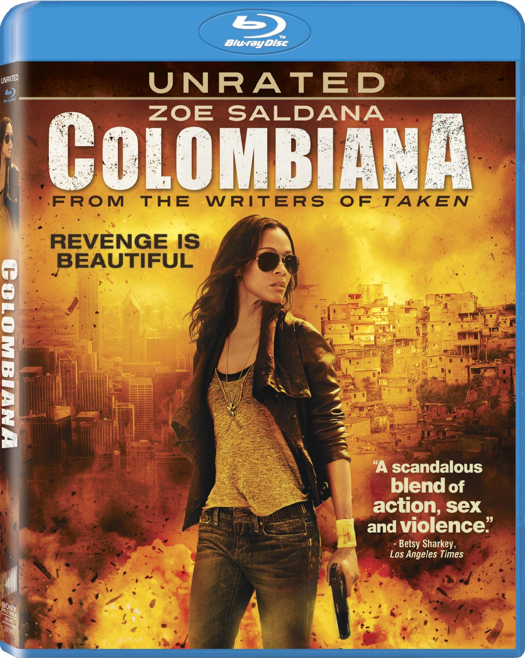 Colombiana Coming in December HiDef Ninja Bluray SteelBooks Pop
