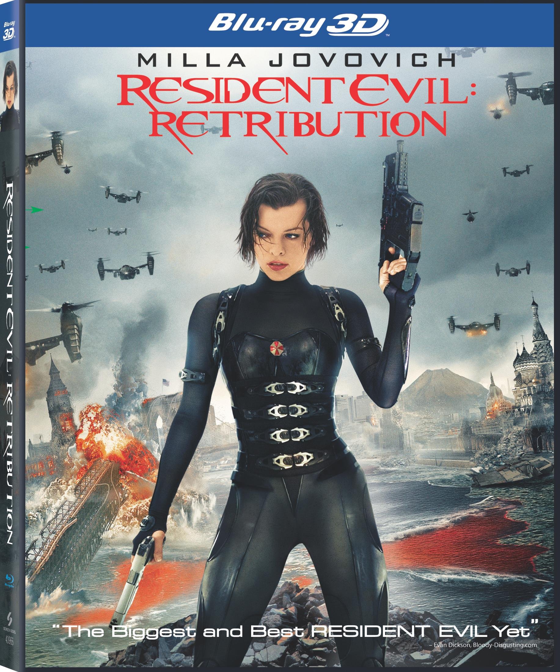 Resident Evil: Retribution - Blu-ray Release Details and 