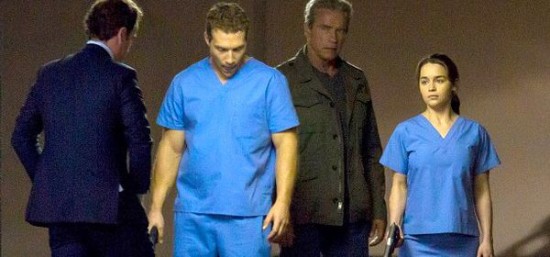 TERMINATOR: GENISYS will feature newcomers Emilia Clarke and Jai Courtney alongside a grey-haired Arnold Schwarzenegger.