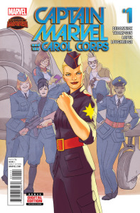 captain marvel carol coprs issue 1 cover