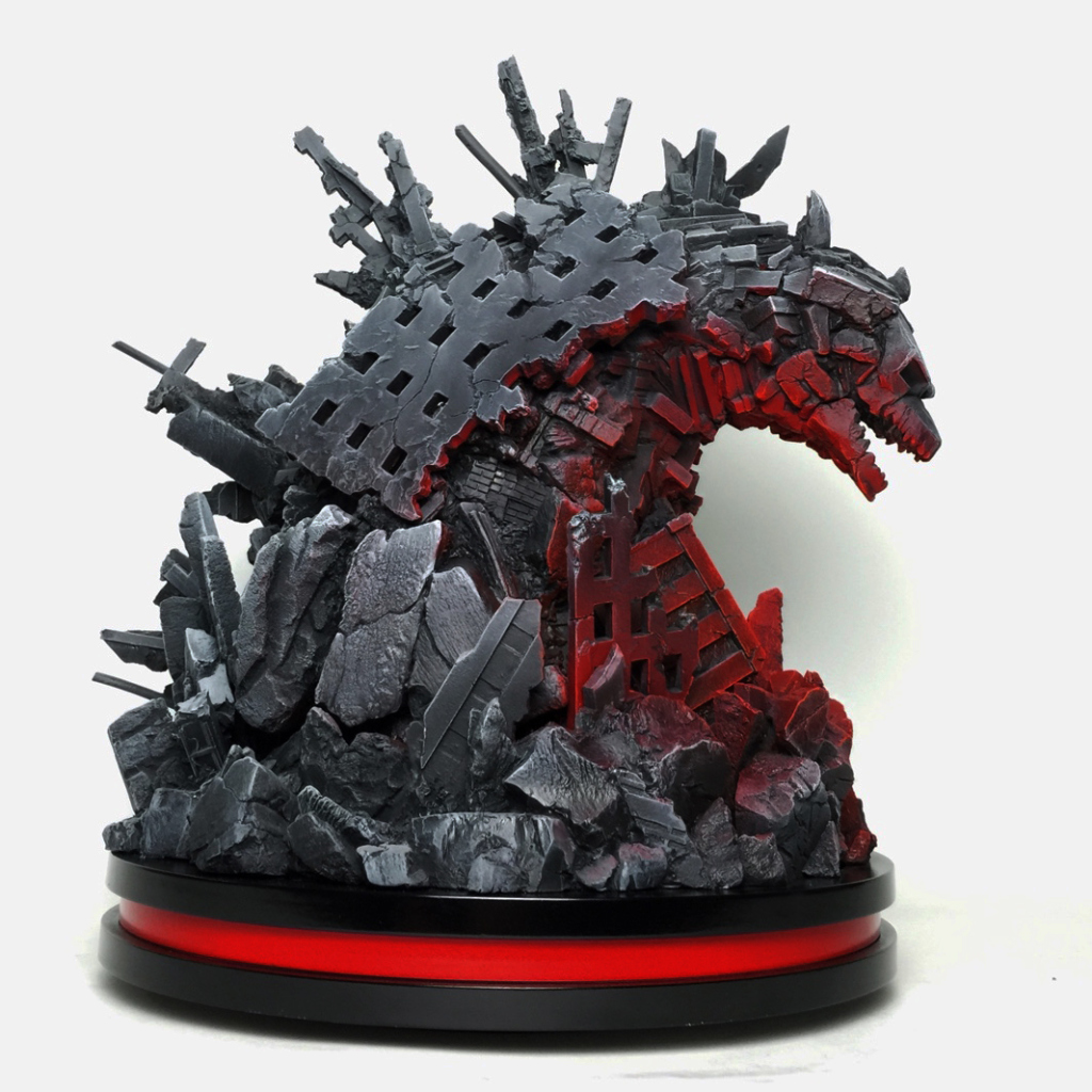 MONDO Godzilla statue 2