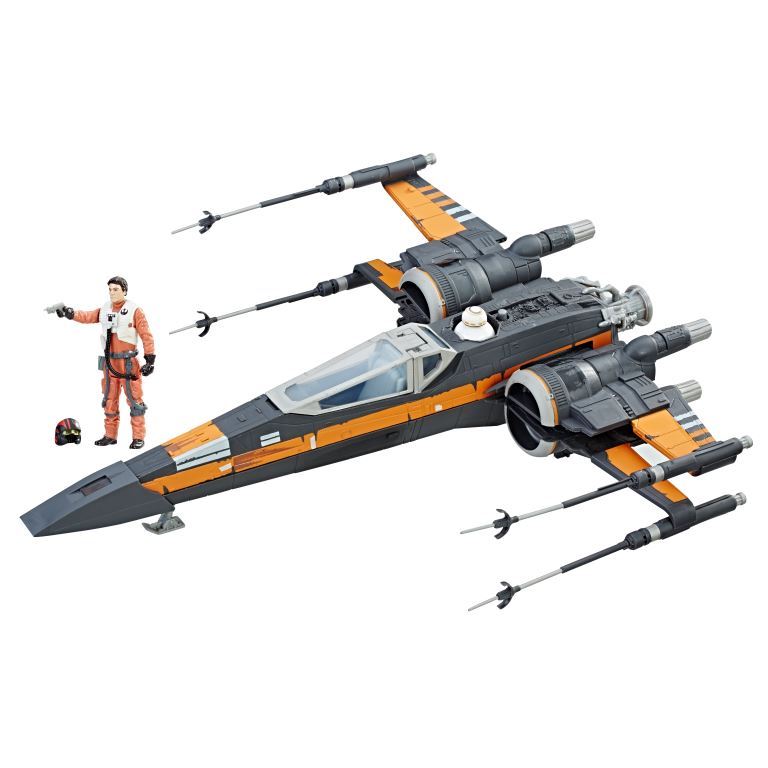 STAR WARS FORCE LINK 3.75-INCH BOOSTED X-WING & FIGURE