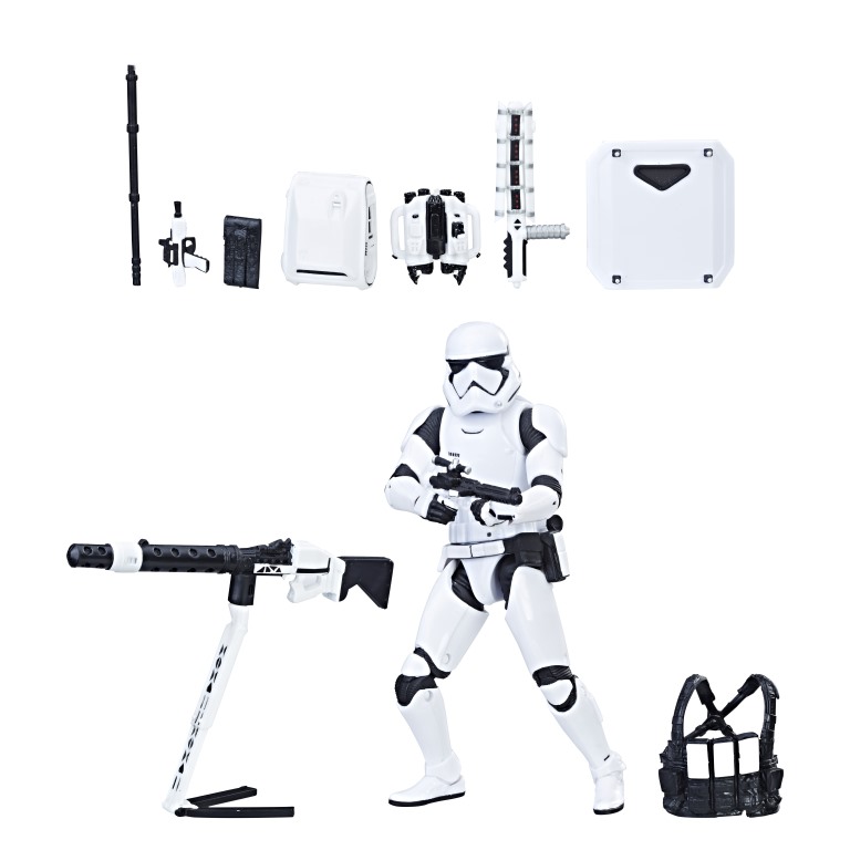 STAR WARS The Black Series 6-Inch First Order Stormtrooper with Gear Figure - oop
