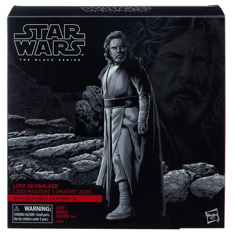 Star Wars The Black Series 6-Inch Luke Skywalker Jedi Master Ahch-To Island - Pack Closed