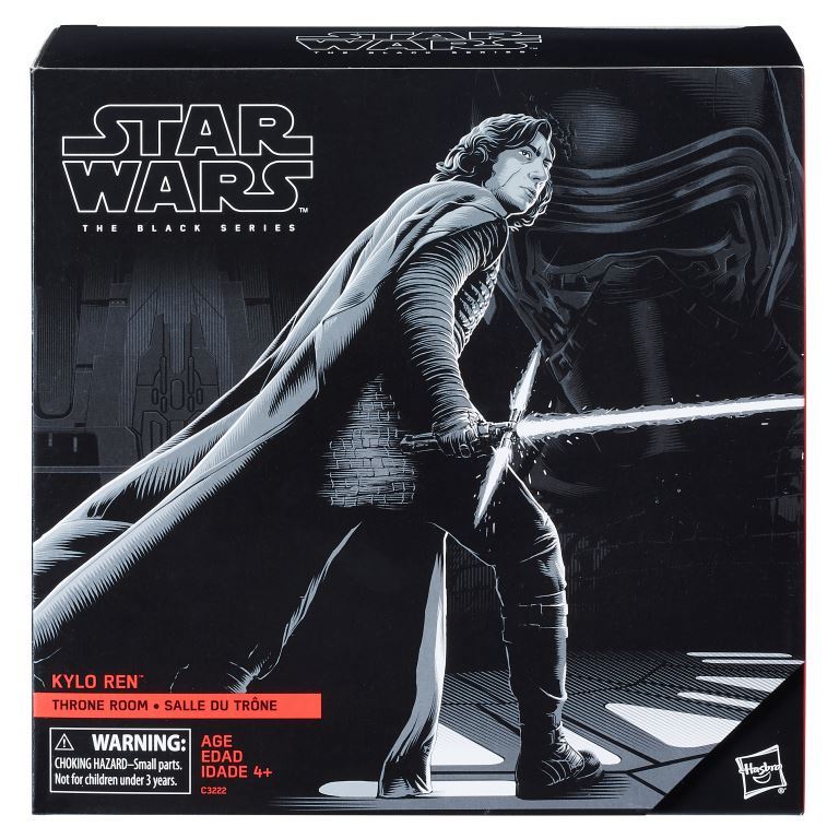 Star Wars The Black Series 6-inch Kylo Ren in Throne Room - Pack Closed