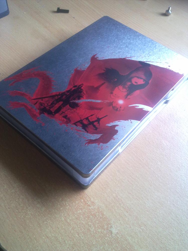 Dragon Age Origins Collector's Edition PC in Steel Book Metal case w/ Map 2  disc 14633168464