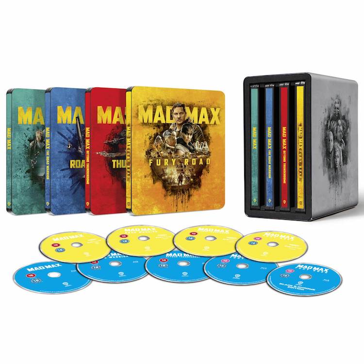 Mad Max Anthology (4K+2D Blu-ray SteelBooks) (Zavvi Exclusive) [UK] |  Hi-Def Ninja - Pop Culture - Movie Collectible Community