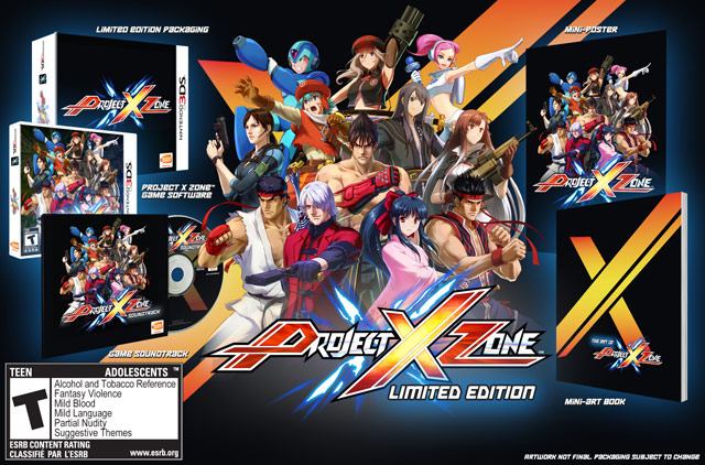 3ds Project X Zone Limited Edition Hi Def Ninja Pop Culture