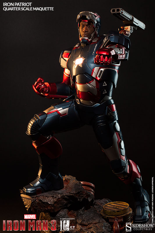 Iron Patriot    Maquette Iron Man 3 [Sideshow Collectibles