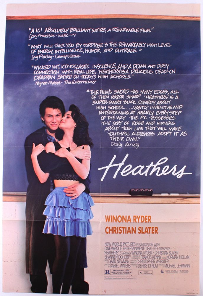 Heathers Movie Poster Fridge Magnet