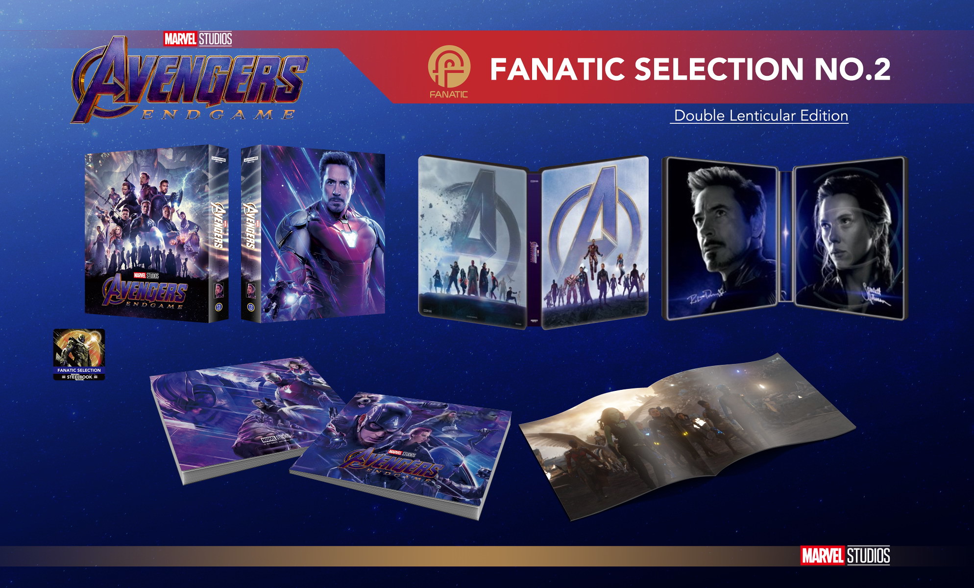 Avengers: Endgame (4K+2D Blu-ray SteelBook) (Fanatic Selection No.