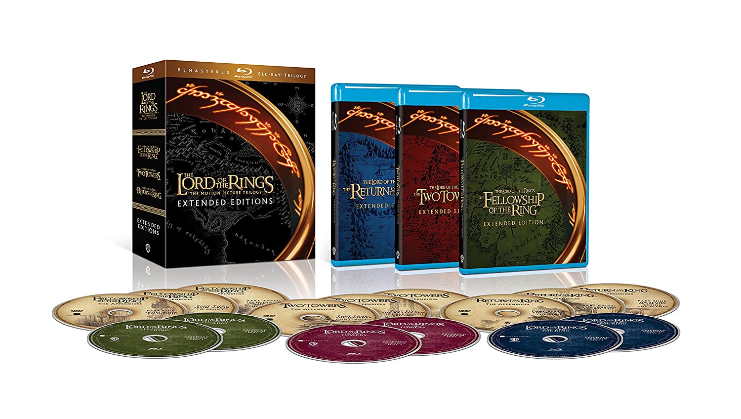 Gedwongen prioriteit Rijke man Lord of the Rings: Motion Picture Trilogy (Blu-ray Extended Edition) [USA]  | Hi-Def Ninja - Pop Culture - Movie Collectible Community