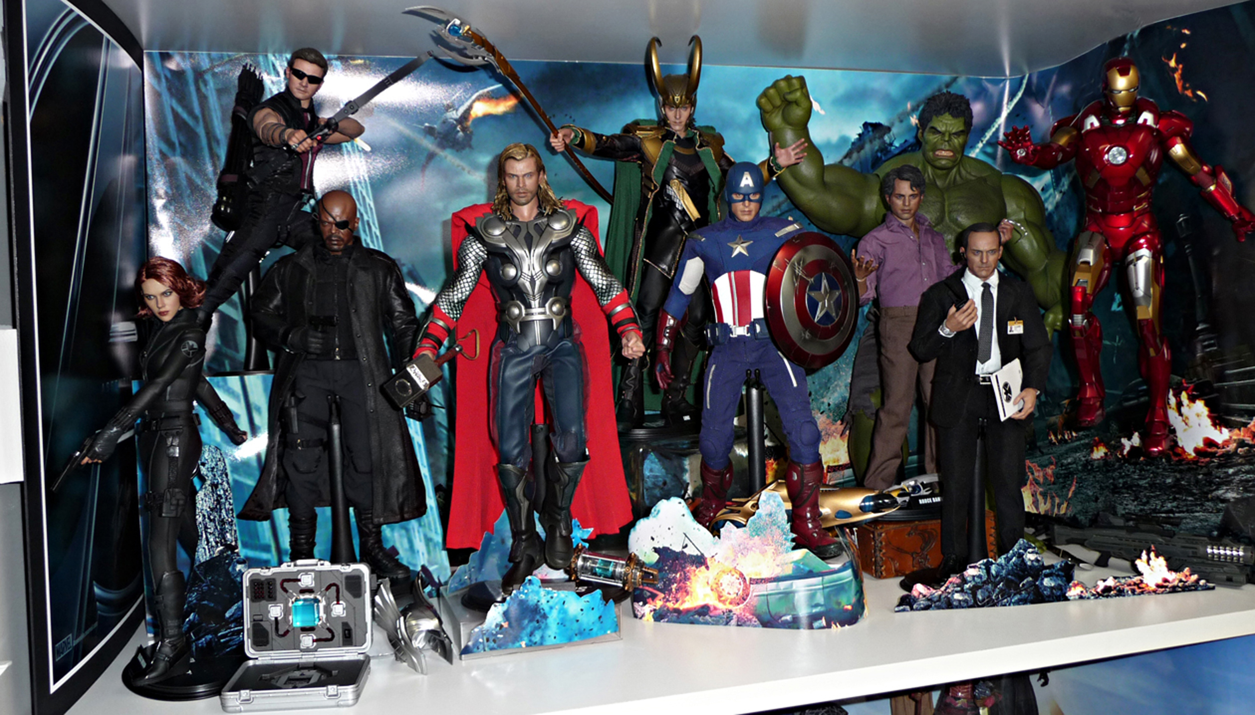 Avengers Hot Toys Collection.jpg