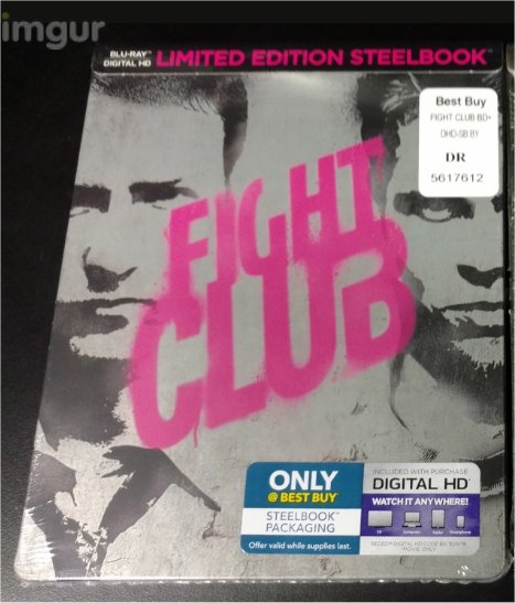 Fight Club (Blu-ray SteelBook) (Best Buy Exclusive) [USA] | Hi-Def ...