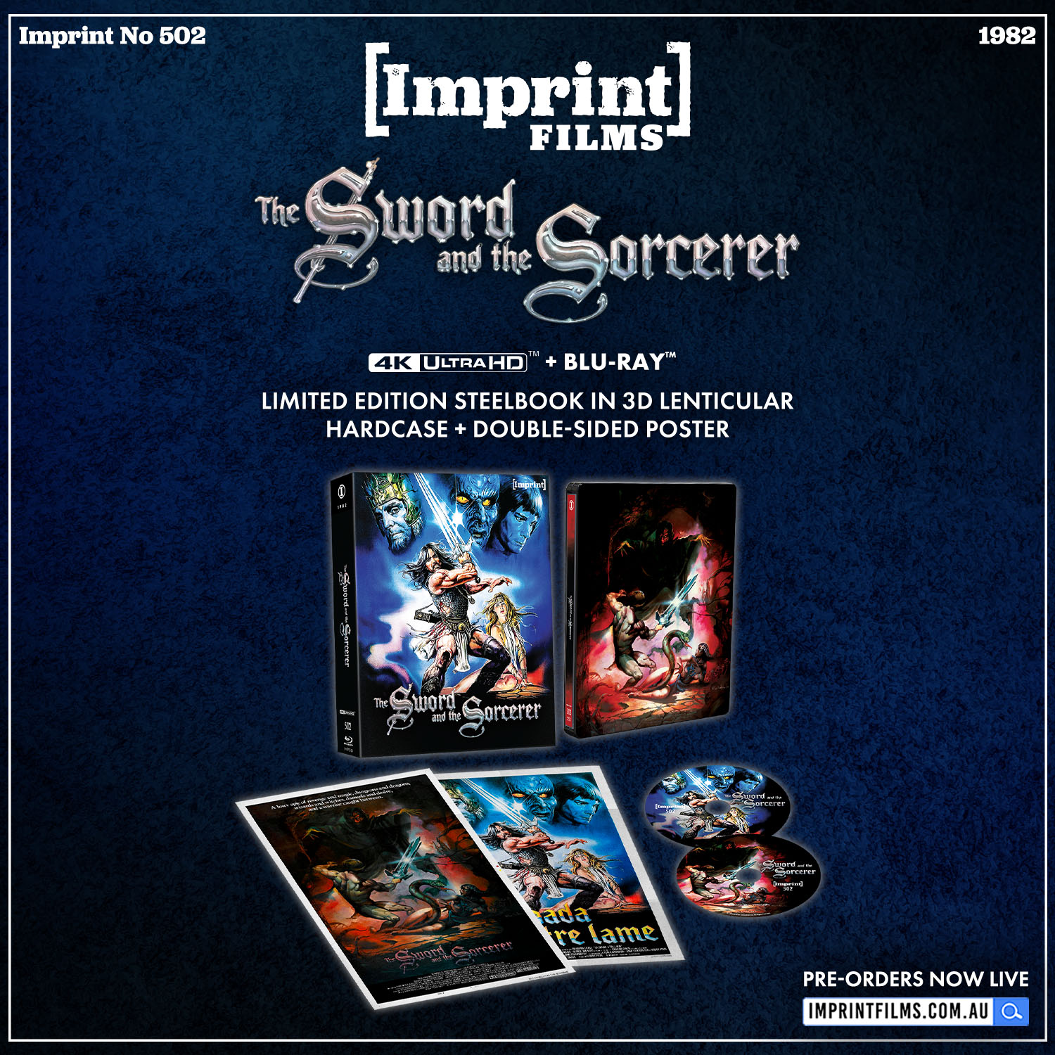 The Sword and the Sorcerer (1982) (4K + Blu-ray Limited Edition