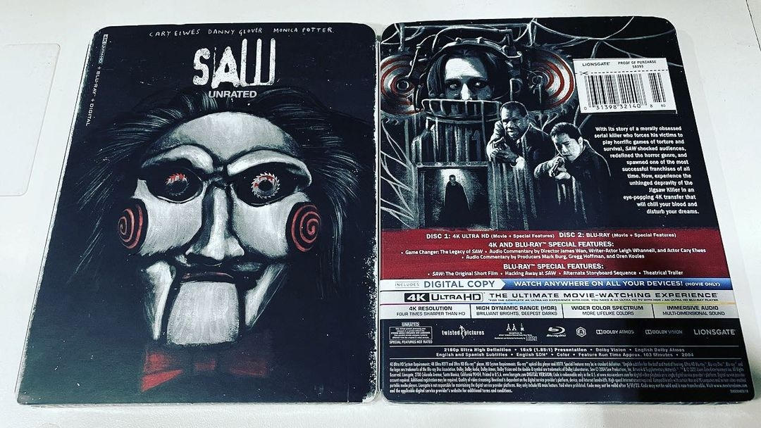 Saw Steelbook [Blu-ray] [2021] [4K UHD]