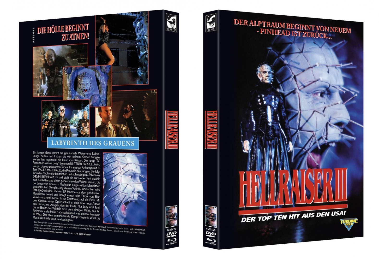 Hellraiser Trilogy Black Box (Blu-ray + DVD Media Books Edition 