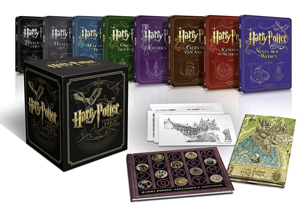 Harry Potter Ultimate Collector S Edition Blu Ray Steelbooks Amazon De Exclusive Germany Page 2 Hi Def Ninja Pop Culture Movie Collectible Community