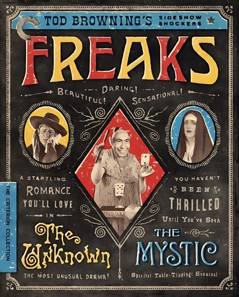 Freaks / The Unknown / The Mystic: Tod Browning's Sideshow Shockers (Criterion  Collection) (Blu ray) [USA]