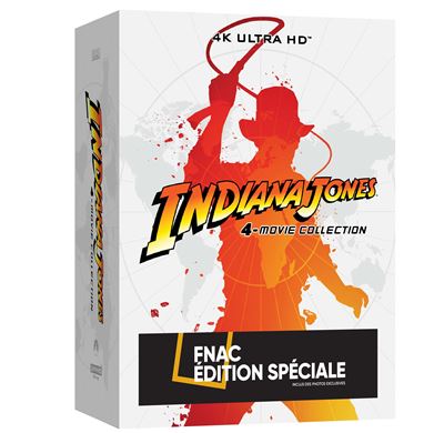 Indiana Jones: 4-Movie Collection 4K Blu-ray (SteelBook)