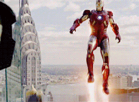 Iron Man Landing.gif
