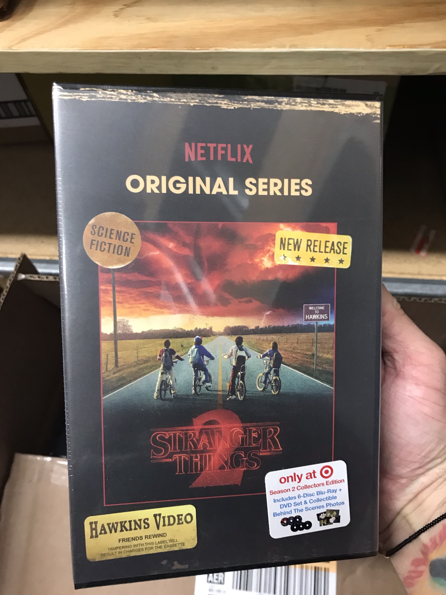 Stranger Things Season 2 Blu Ray Target Exclusive Vhs