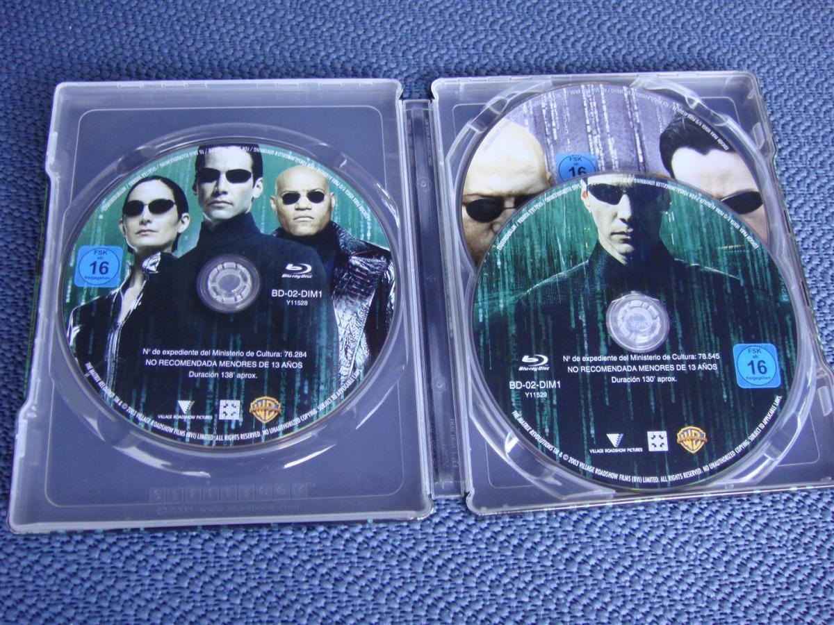 The Matrix Trilogy (Blu-ray SteelBook) (Amazon Exclusive) [Germany ...