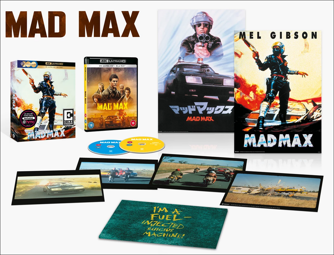 Mad Max (4K + Blu-ray) (HMV Exclusive Cine Edition) [UK]  Hi-Def Ninja -  Pop Culture - Movie Collectible Community