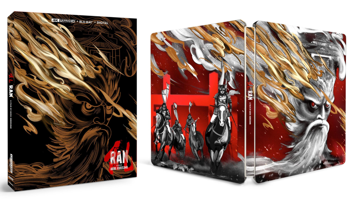 Ran 4k2d Blu Ray Steelbook Best Buy Exclusive Usa Hi Def Ninja