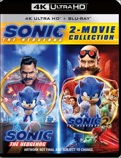4K-UK - Sonic the Hedgehog 1 & 2 - 2-movie Collection (4K + Blu 