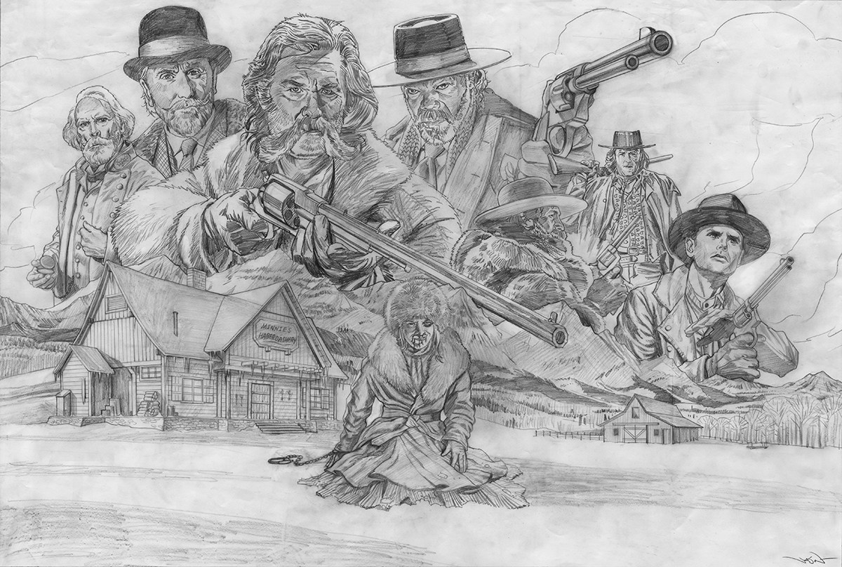 The Hateful Eight by Jason Edmiston (Pencil).jpg