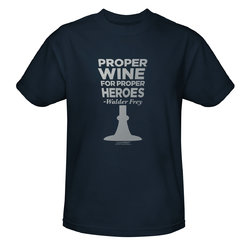 Proper Wine for Proper Heroes Mens Tee.jpg
