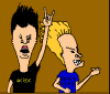 Beavis & Butthead Rockin.gif