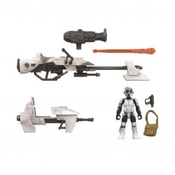STAR WARS MISSION FLEET BIKER SCOUT SPEEDER BIKE SPEEDER SPRINT Figure and Vehicle - oop (5).jpg