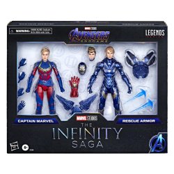 MARVEL LEGENDS SERIES 6-INCH INFINITY SAGA CAPTAIN MARVEL AND RESCUE ARMOR Figure 2-Pack - in ...jpg