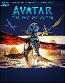 NEW) AVATAR Way of Water 4K Blu-ray + Blu-ray + digital code Steelbook Tin