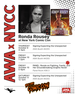 Ronda Rousey NYCC Schedule (FULL).png