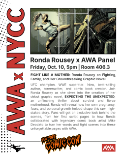 Ronda Rousey NYCC Schedule (PANEL).png
