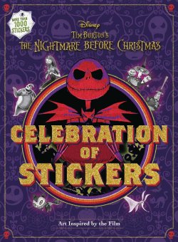 Disney Tim Burtons The Nightmare Before Christmas Celebration of Stickers (Collectible Art Sti...jpg